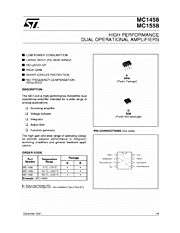 DataSheet MC1558 pdf